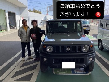 ★M様　ジムニーシエラご納車です★